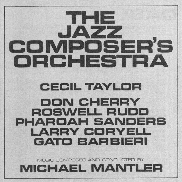 The Jazz Composer's Orchestra album cover