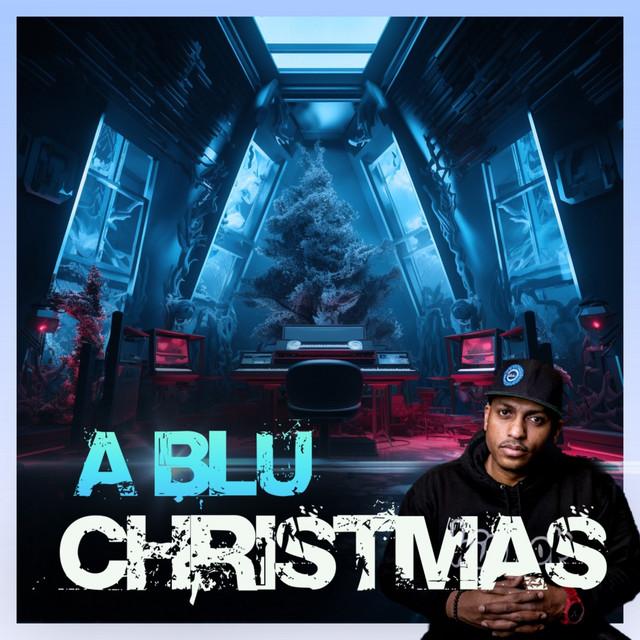 A Blu Christmas album cover