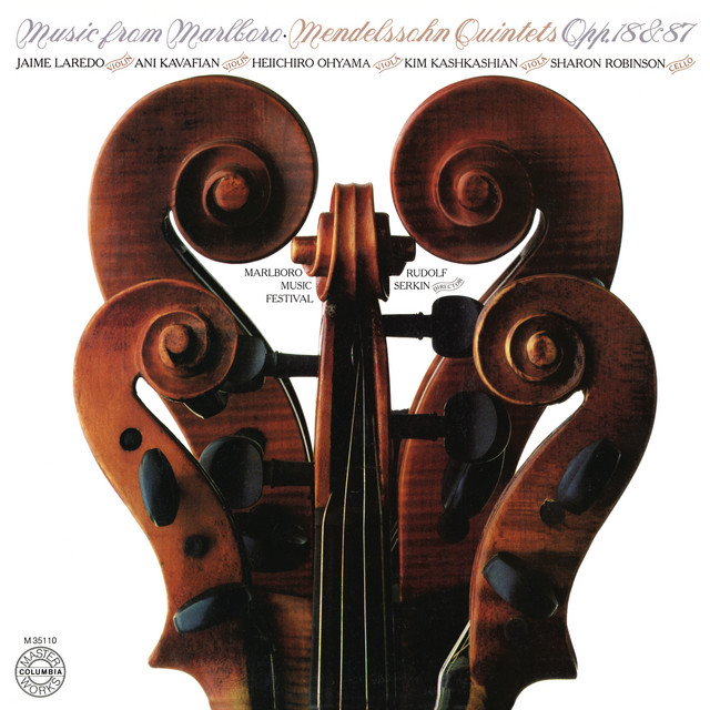 Music from Marlboro: Mendelssohn Quintets Opp. 18 & 87 album cover