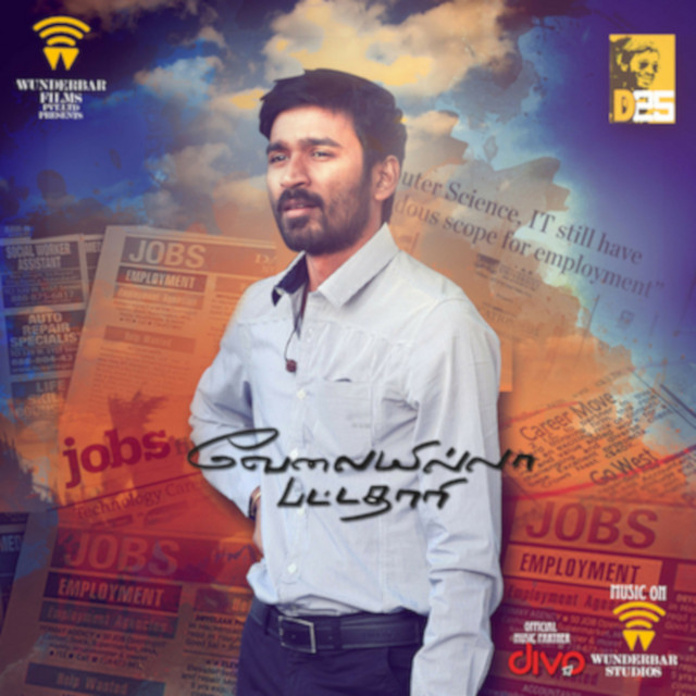 Velai Illa Pattadhaari (Original Motion Picture Soundtrack) album cover