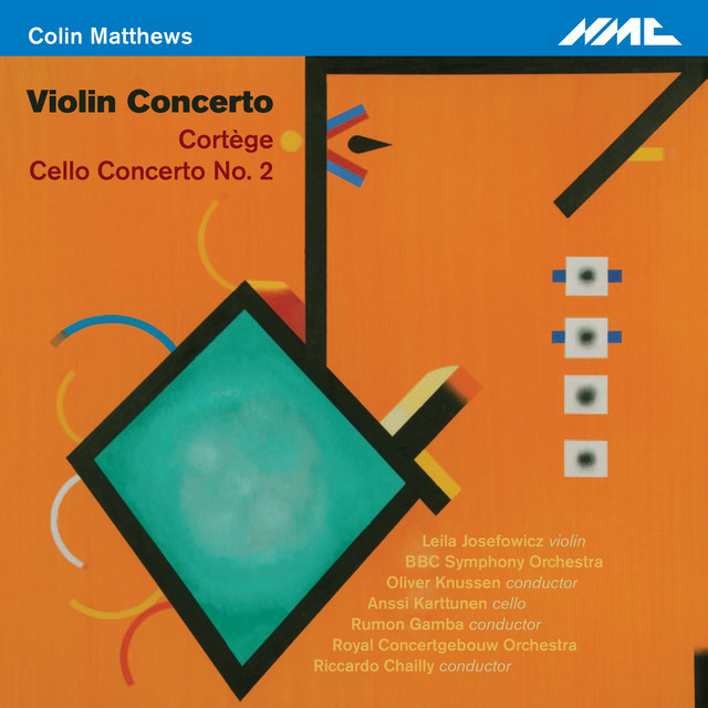 Colin Matthews: Violin Concerto, Cortège & Cello Concerto No. 2 album cover