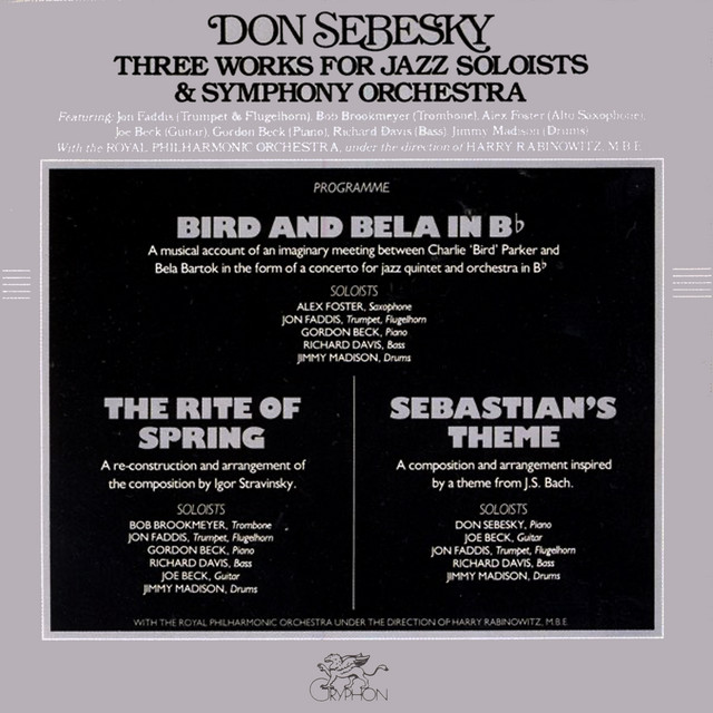 Three Works For Jazz Soloists & Symphony Orchestra album cover
