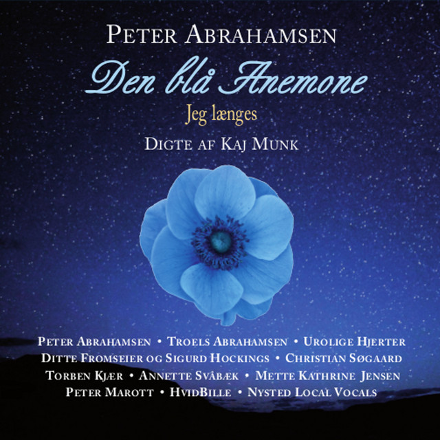 Den Blå Anemone - Digte af Kaj Munk album cover