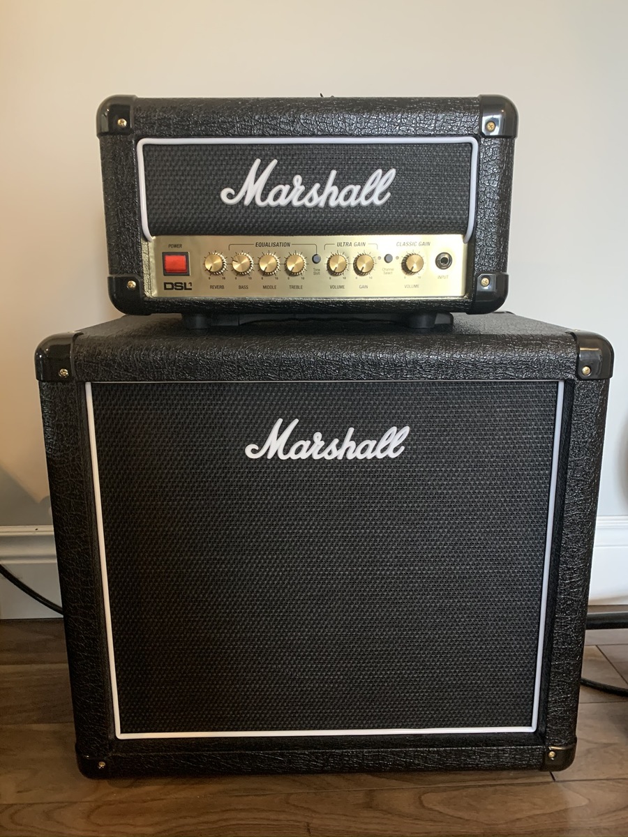 Music Gear Setup by kuffer featuring Marshall DSL1H and Marshall MX112 cab - Celestion Seventy 80