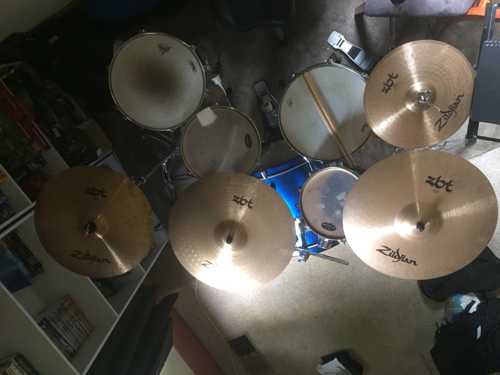 Drum Kit by jaydos featuring Zildjian ZBT 16"