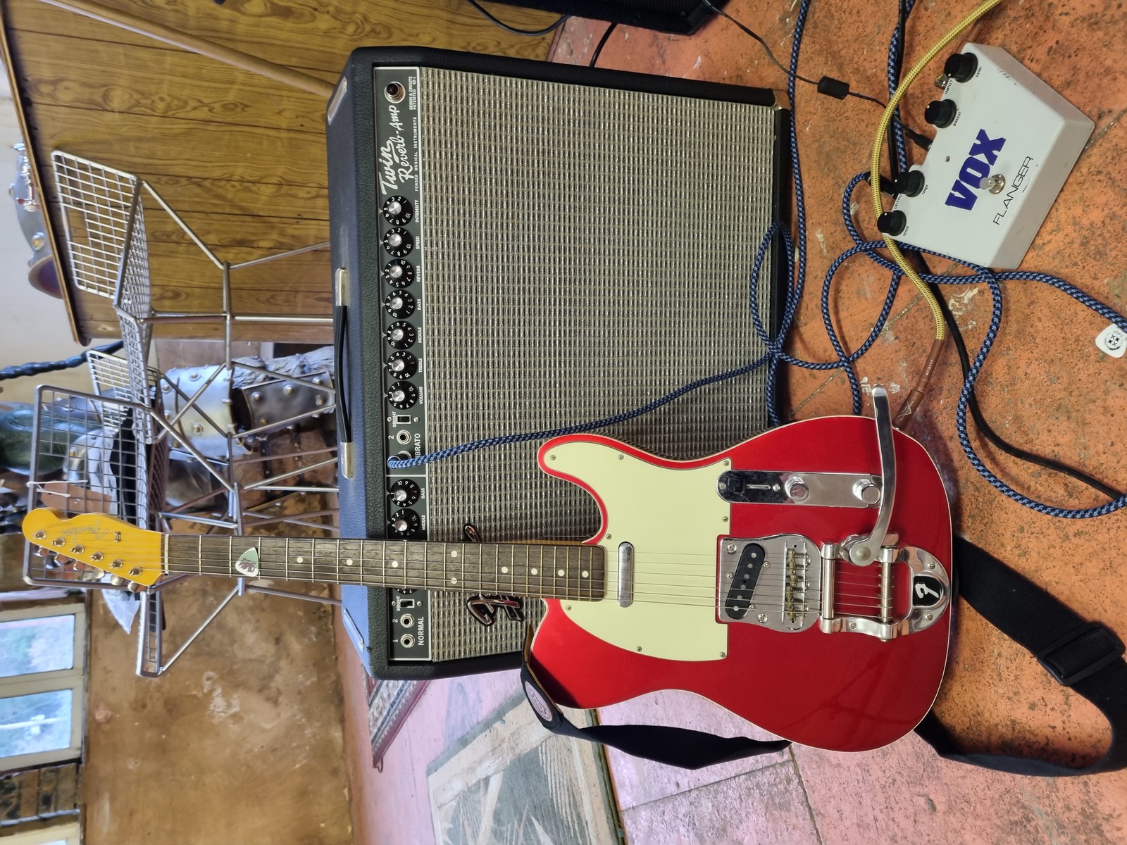 Country Live Rig by samsamtheguitarman featuring Fender Telecaster and Fender Twin Reverb (1963-1967) 'Black Panel'