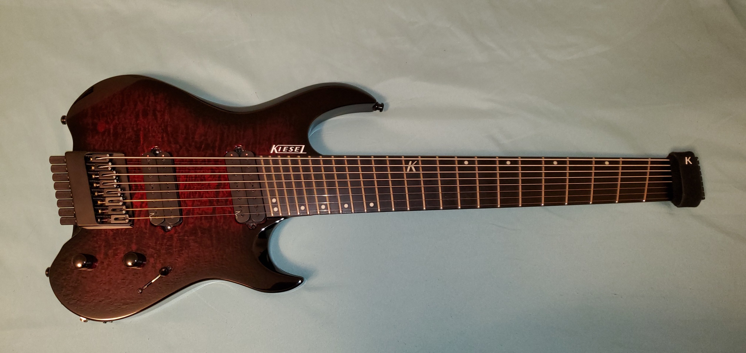 Music Gear Setup by joshzeigler420 featuring Kiesel Vader multiscale 8 string guitar