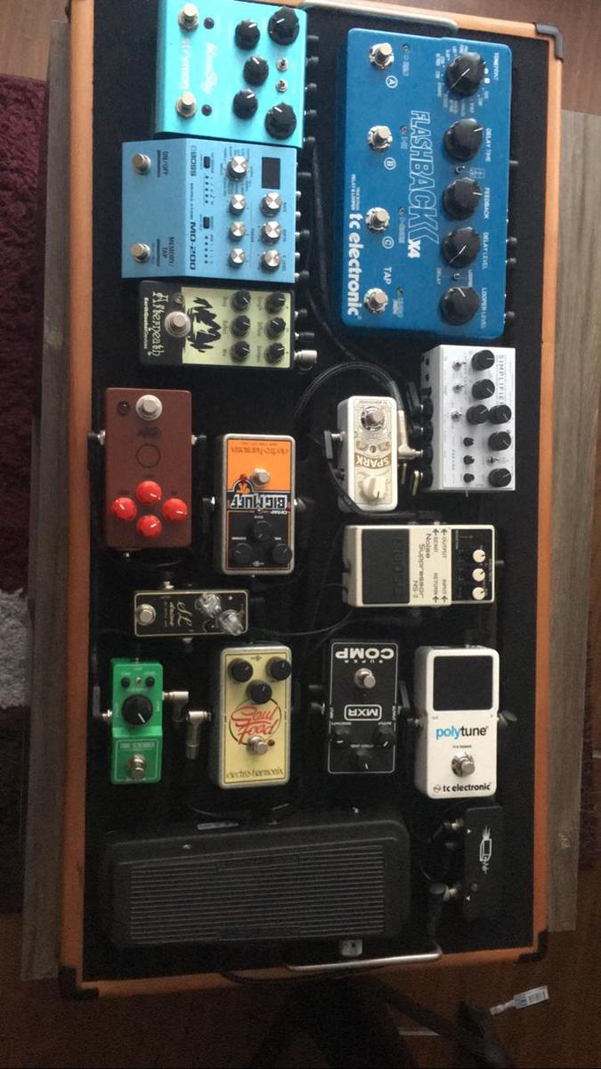 Metal Pedalboard by _paulpalmer_ featuring Boss NS-2 Noise Suppressor, Dunlop 535Q Cry Baby Multi-Wah, and Strymon blueSky Reverberator and 15 more pieces of gear