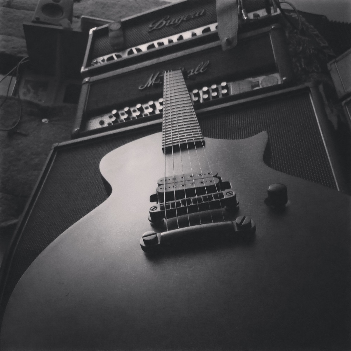 Metal Studio Setup by darren_waters featuring Marshall AVT 150H, Blackstar HTV-412 Speaker Cabinet, and Bugera 6262 Infinium and 1 more piece of gear