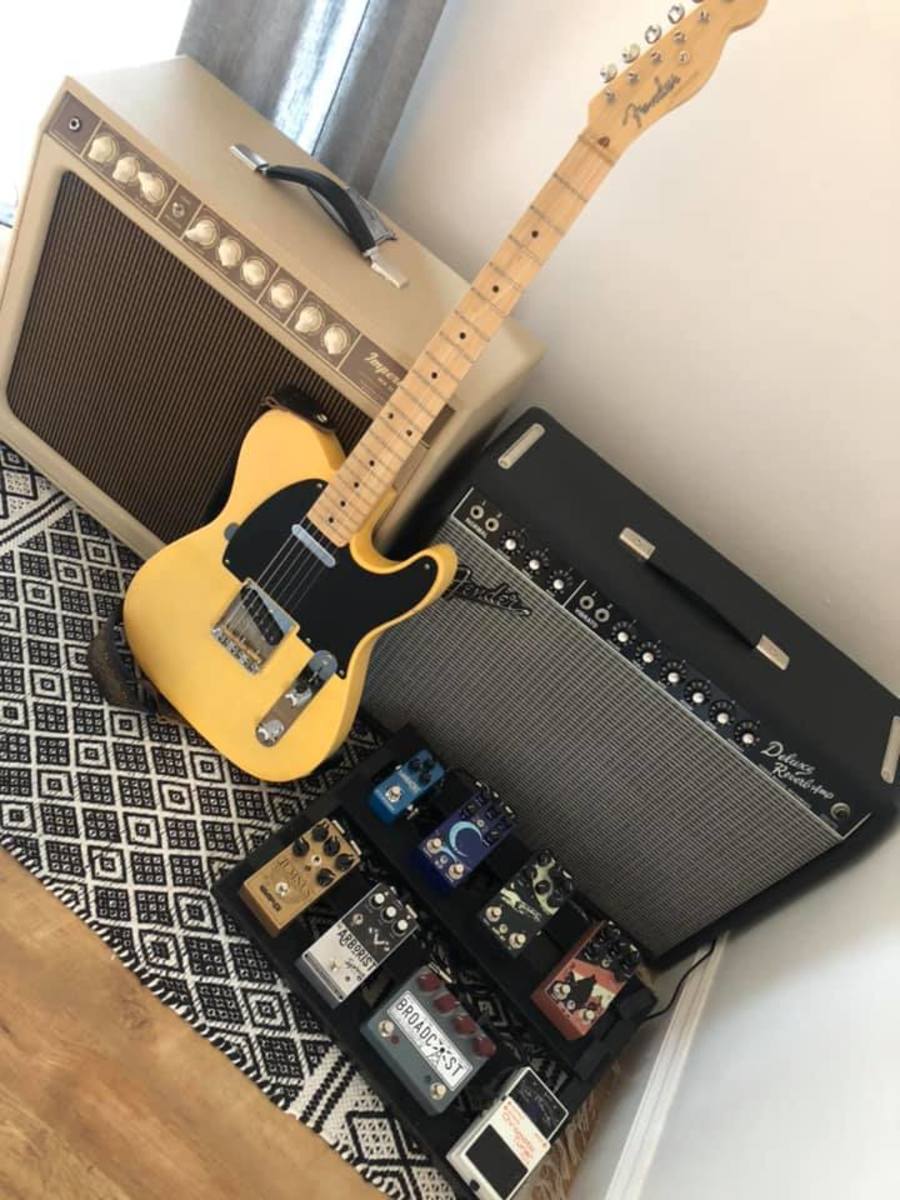 Country Music Gear Setup by ashkeld1992 featuring Fender American Vintage '52 Telecaster