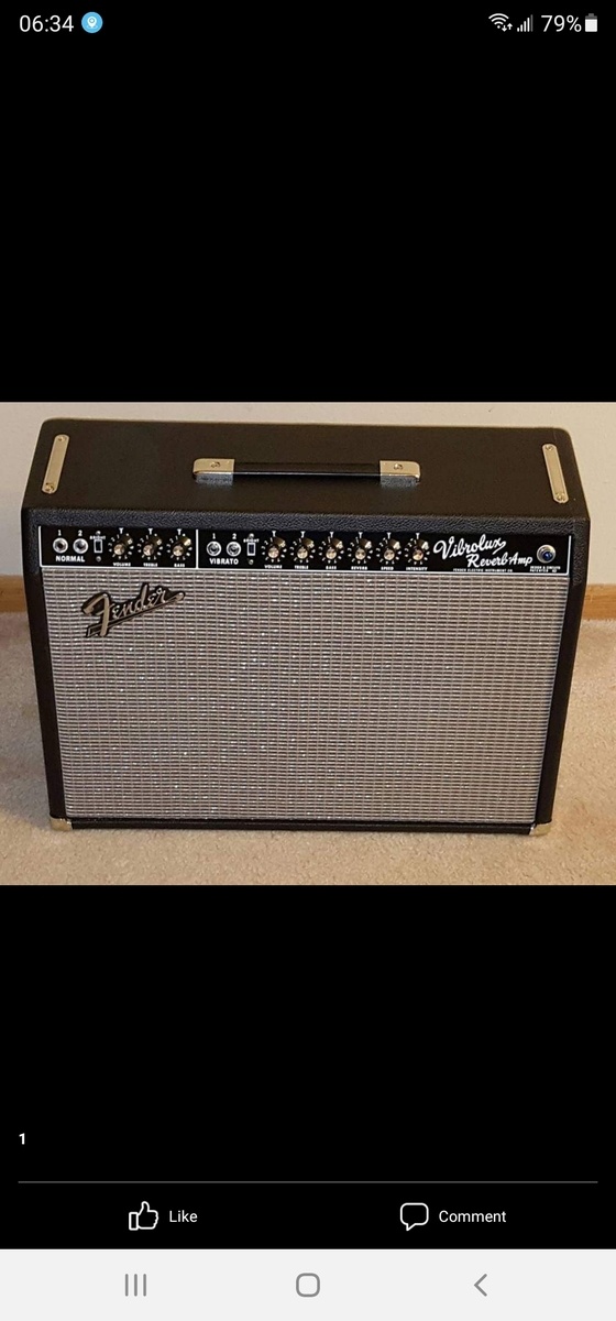 Blues Music Gear Setup by don_jamison featuring Fender 'Black Panel' Vibrolux Reverb-Amp (1964-1967)