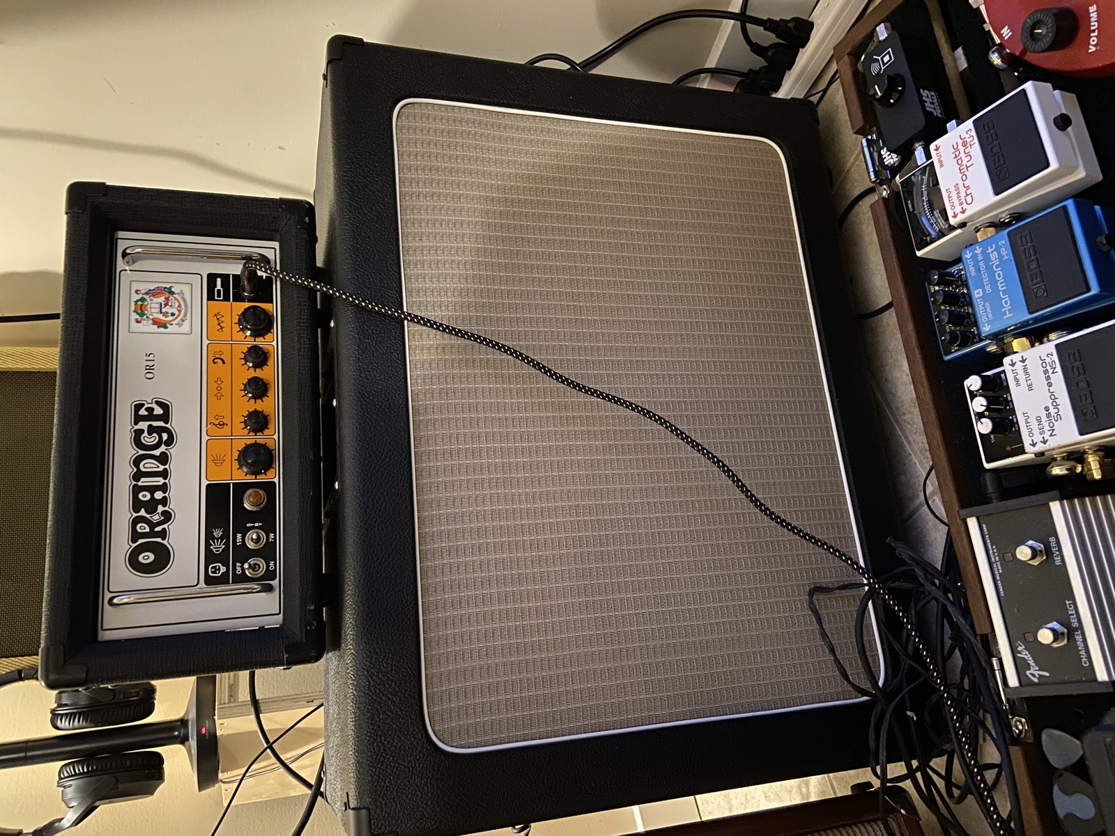 Punk Pedalboard by grumpy featuring Orange OR15H 15W Tube Guitar Amp Head