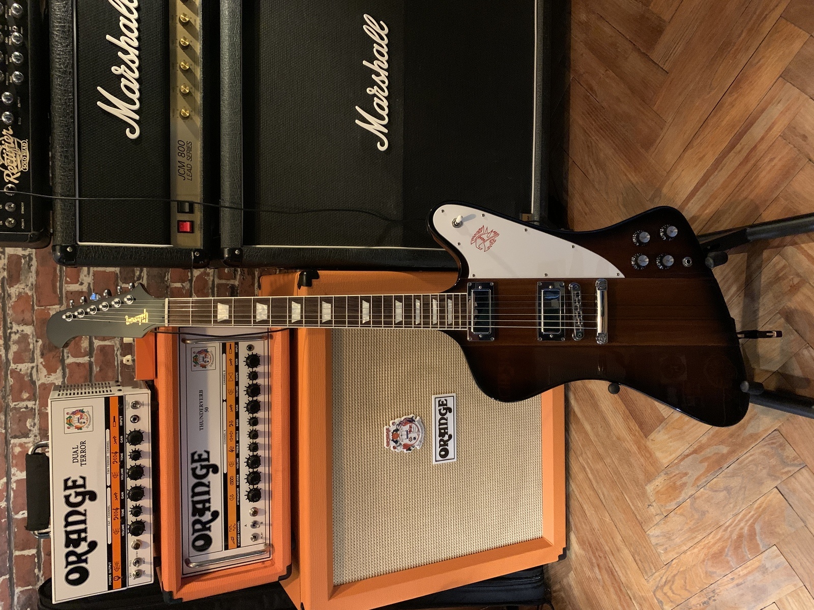 Music Gear Setup by eternalis_quentin featuring Gibson Firebird Electric Guitar