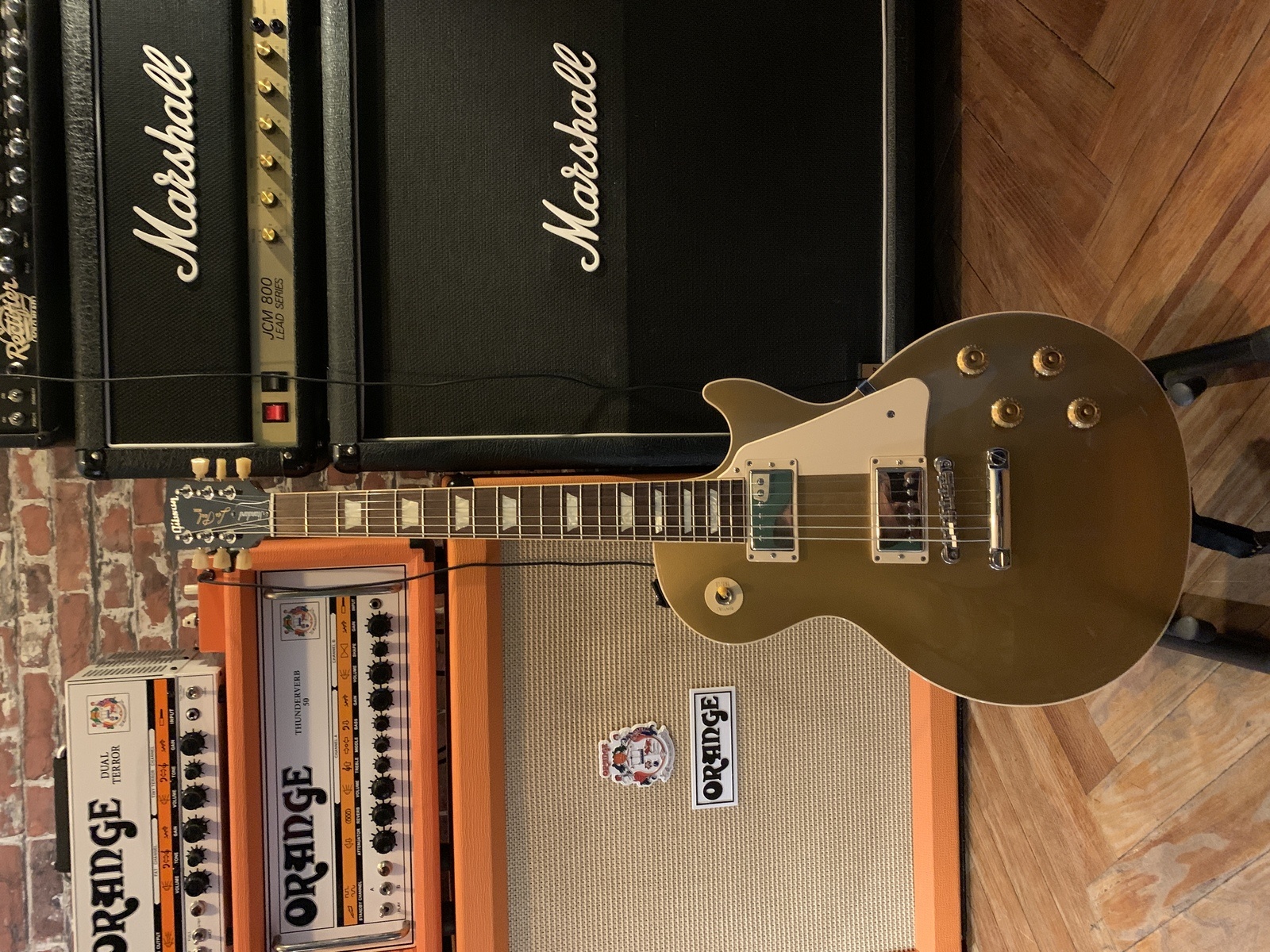 Music Gear Setup by eternalis_quentin featuring Gibson Les Paul Standard '50s Gold Top