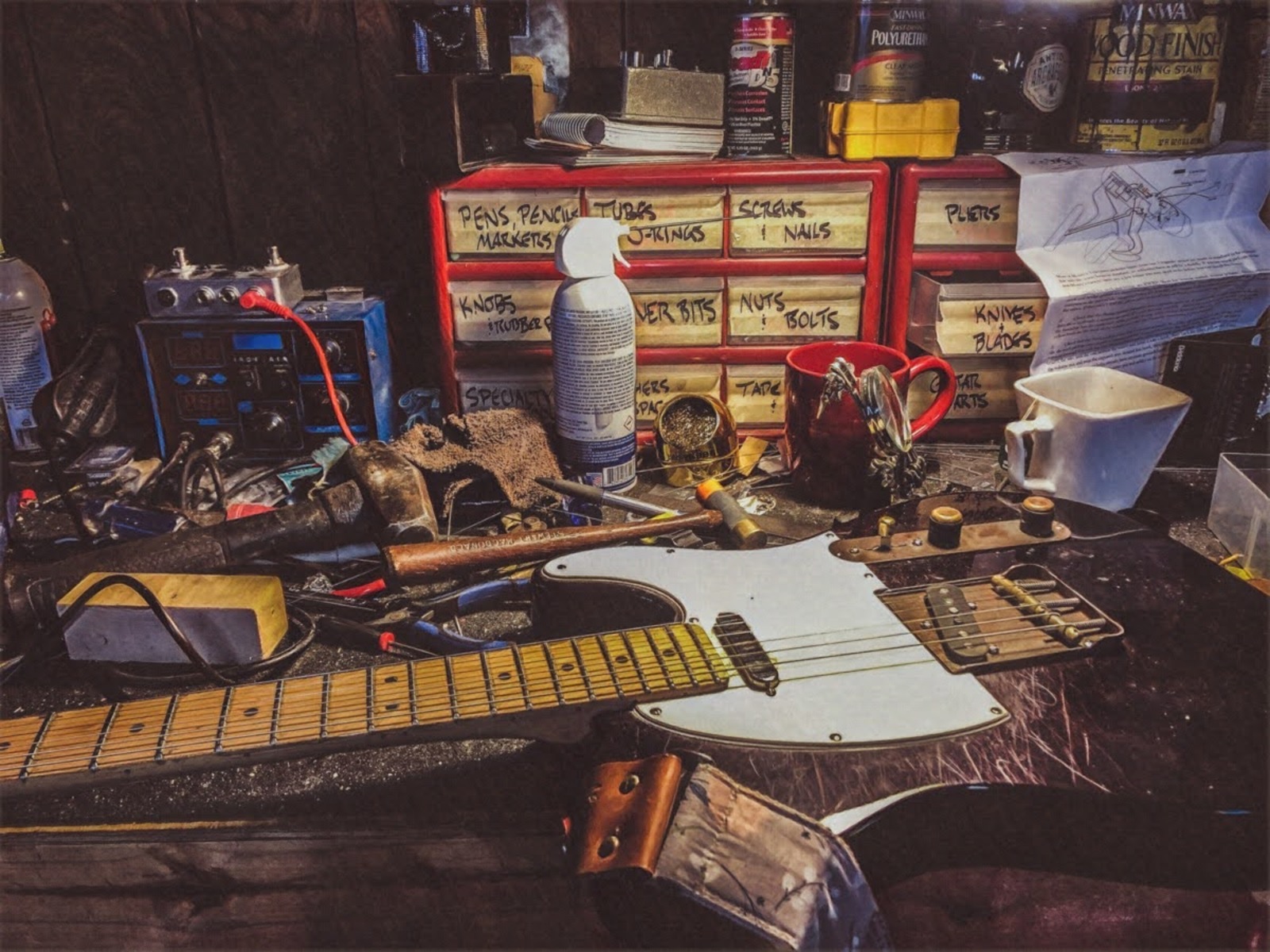 Music Gear Setup by oldfuzzhead featuring Fender American Standard Telecaster , 1993)