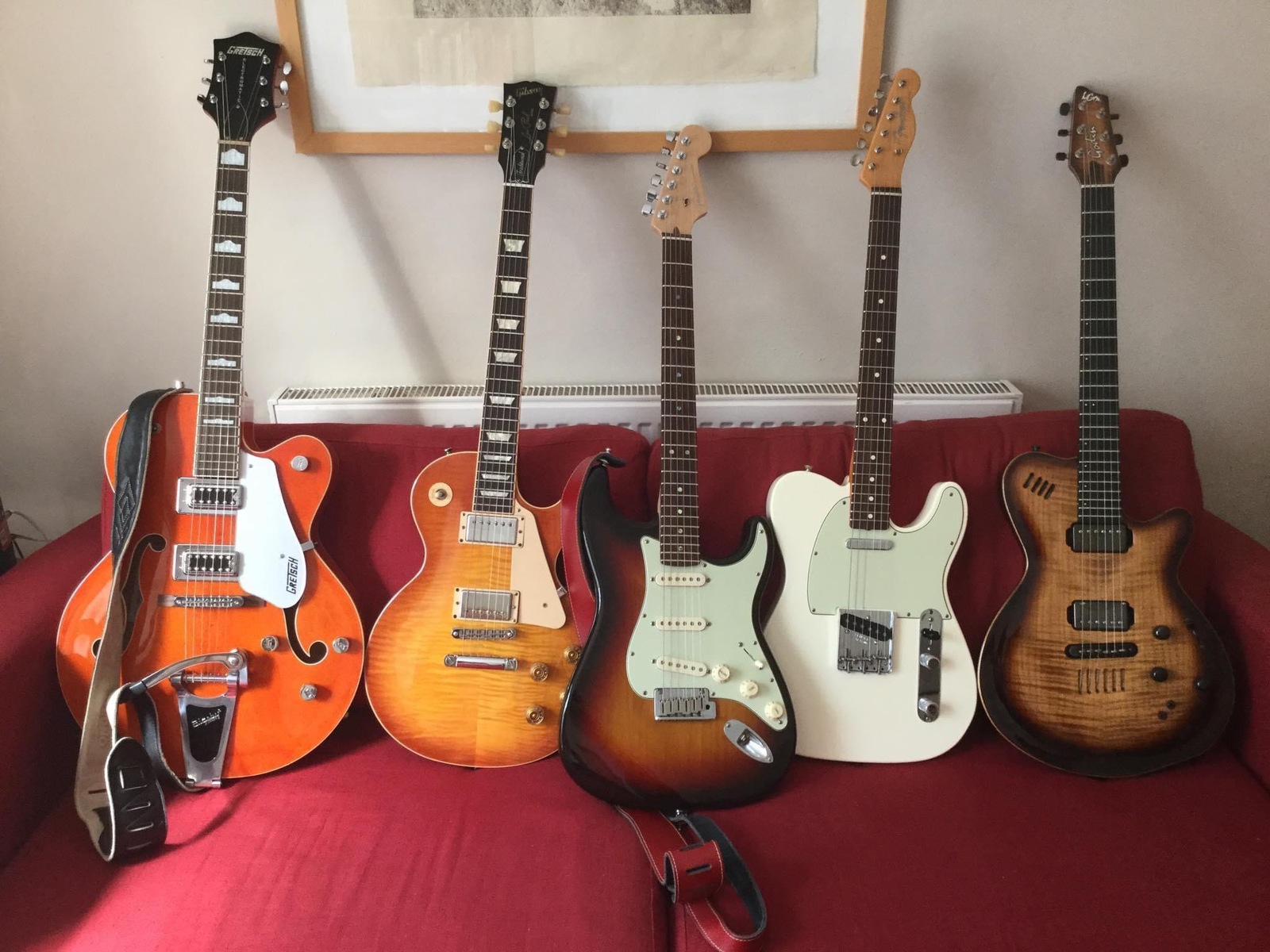 Gibson Music Gear Setup by iain_tyrie featuring Gibson Les Paul Standard and Gretsch Electromatic G5120
