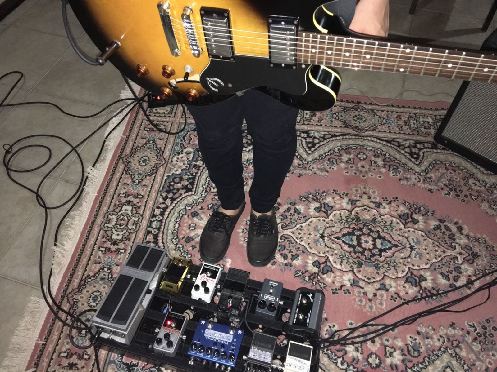 Pedalboard by ikohnlein featuring Boss RV-5 Digital Reverb, Boss DD-7 Digital Delay, and ISP Technologies Decimator and 9 more pieces of gear