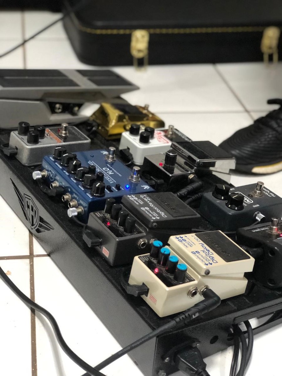 Pedalboard by ikohnlein featuring Boss RV-5 Digital Reverb, Korg PB-1 Pitchblack, and Boss DD-7 Digital Delay and 8 more pieces of gear