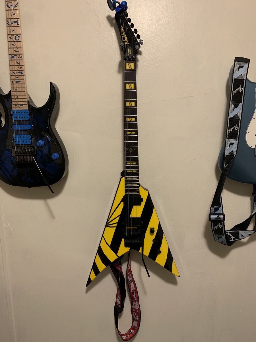 Music Gear Setup by shawn_pettus featuring DiMarzio Area 67 Pickup, Ibanez Steve Vai Premium Series JEM77P Signature Guitar, and Fender Player Stratocaster and 1 more piece of gear
