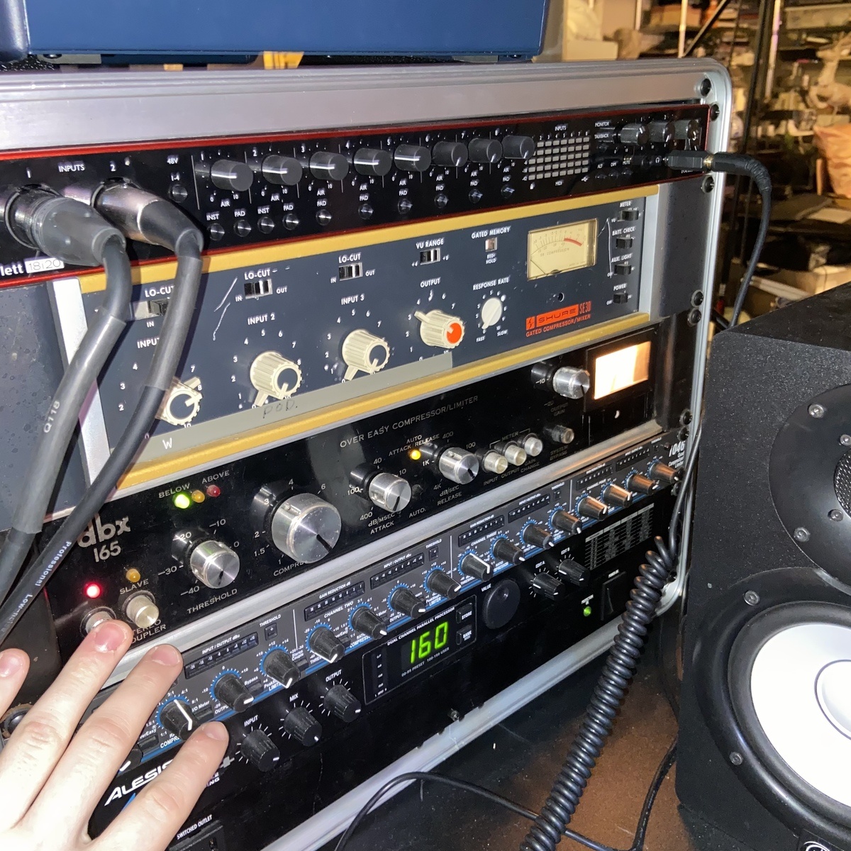 Studio Setup by thiswillhavetodo featuring DBX 165 Compressor