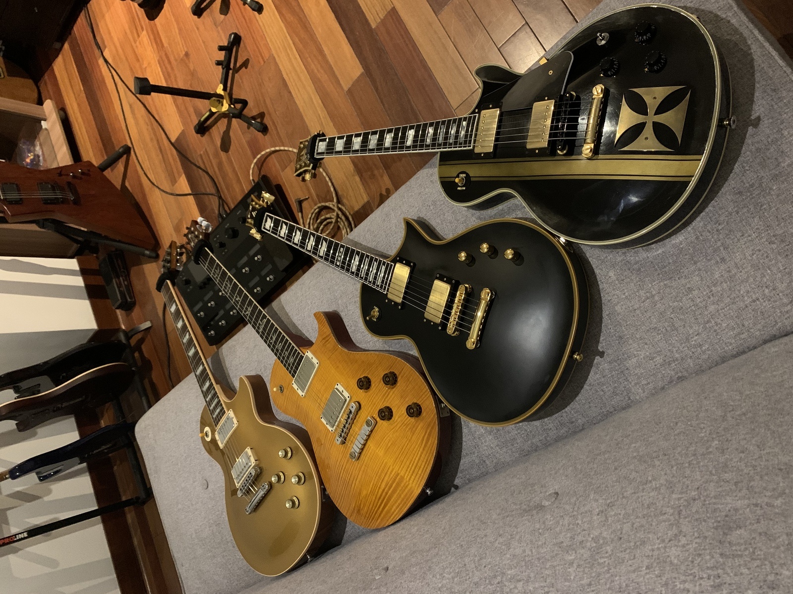 Metal Music Gear Setup by ferchi_29 featuring Gibson Les Paul Standard, ESP E-II ECLIPSE DB, and PRS SC-58