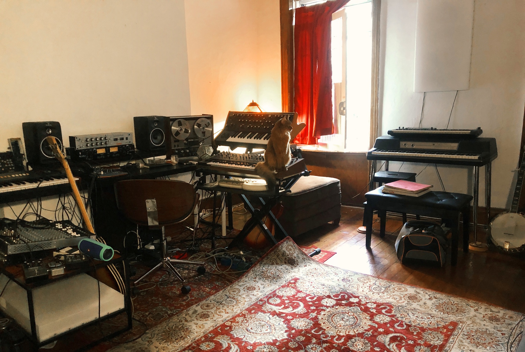 Electronic Studio Setup by hadridb featuring Korg Poly-800, Korg MS-20 Mini, and Mackie Onyx 1640i Firewire Mixer and 10 more pieces of gear