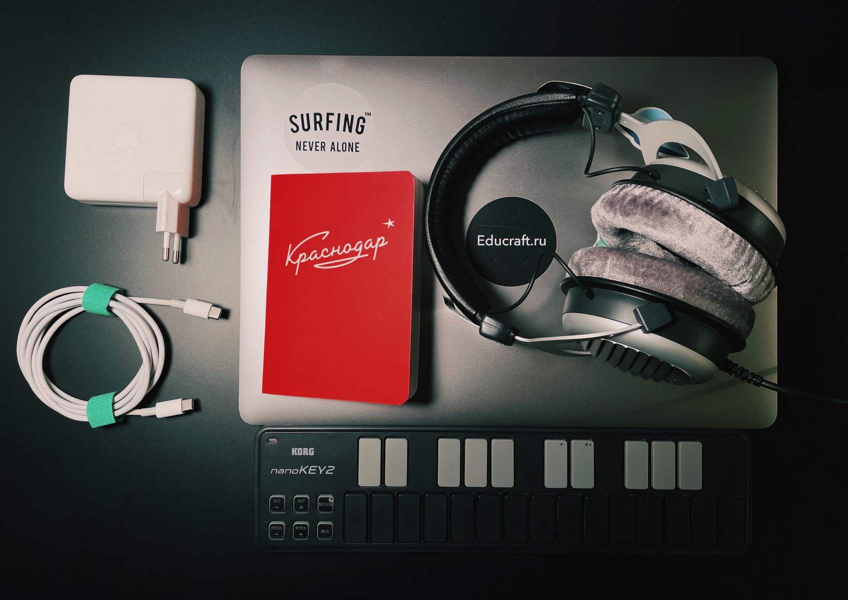 Electronic Studio Setup by region23 featuring Apple MacBook Pro (General), Korg nanoKEY2 USB Keyboard Controller, and Ableton Live and 1 more piece of gear