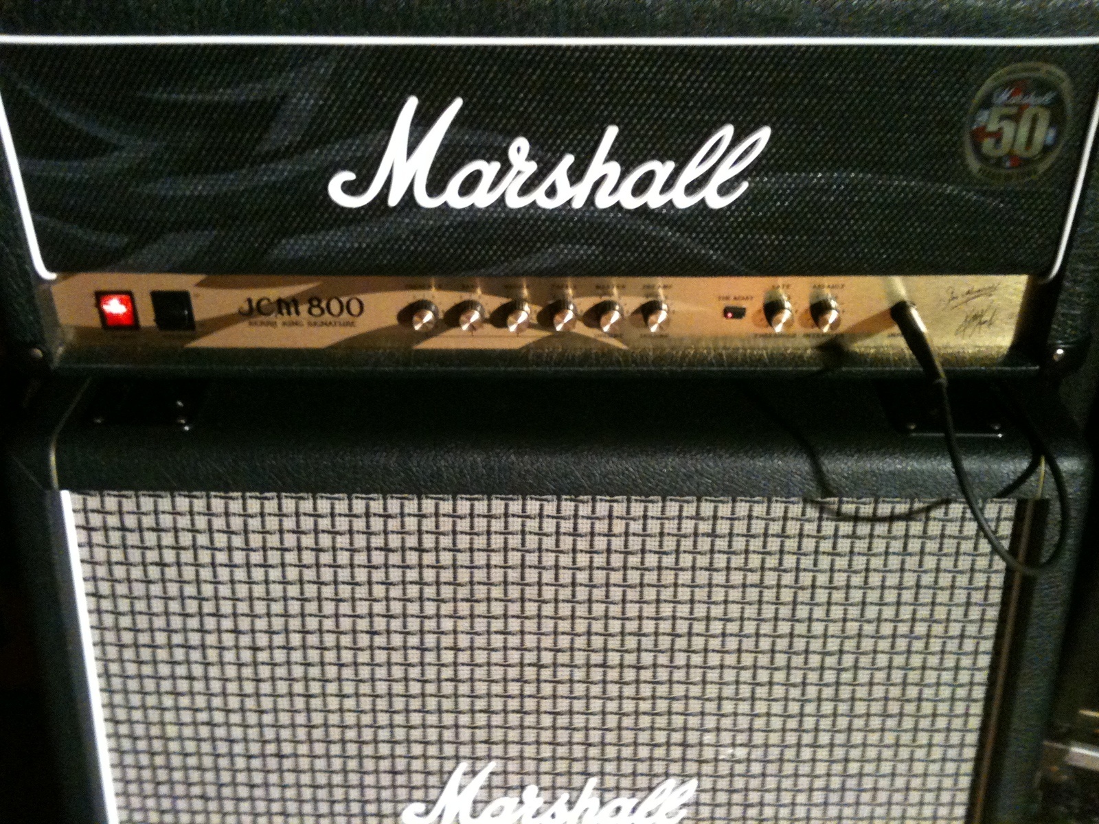 Metal Music Gear Setup by srnesquik featuring Marshall JCM800 2203KK Kerry King Signature 100-Watt Guitar Amp Head