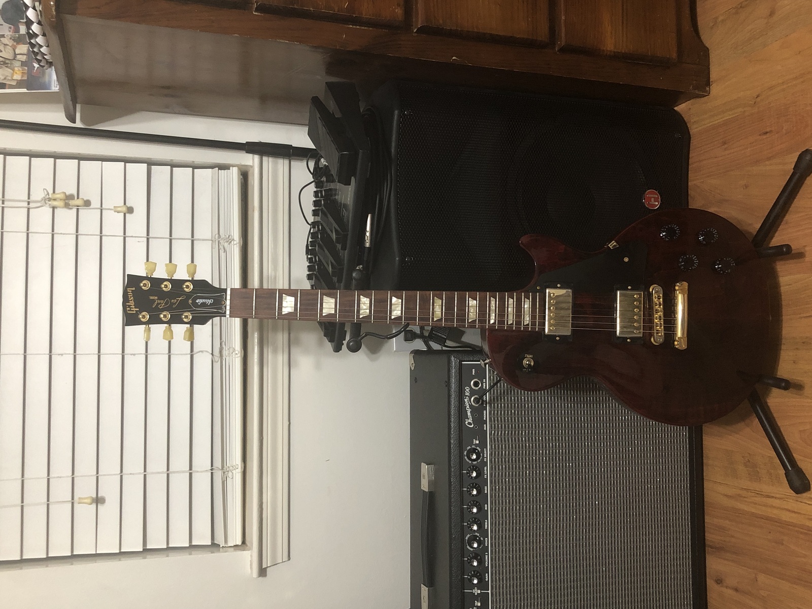Metal Studio Setup by evan_obrien featuring Gibson Les Paul Studio
