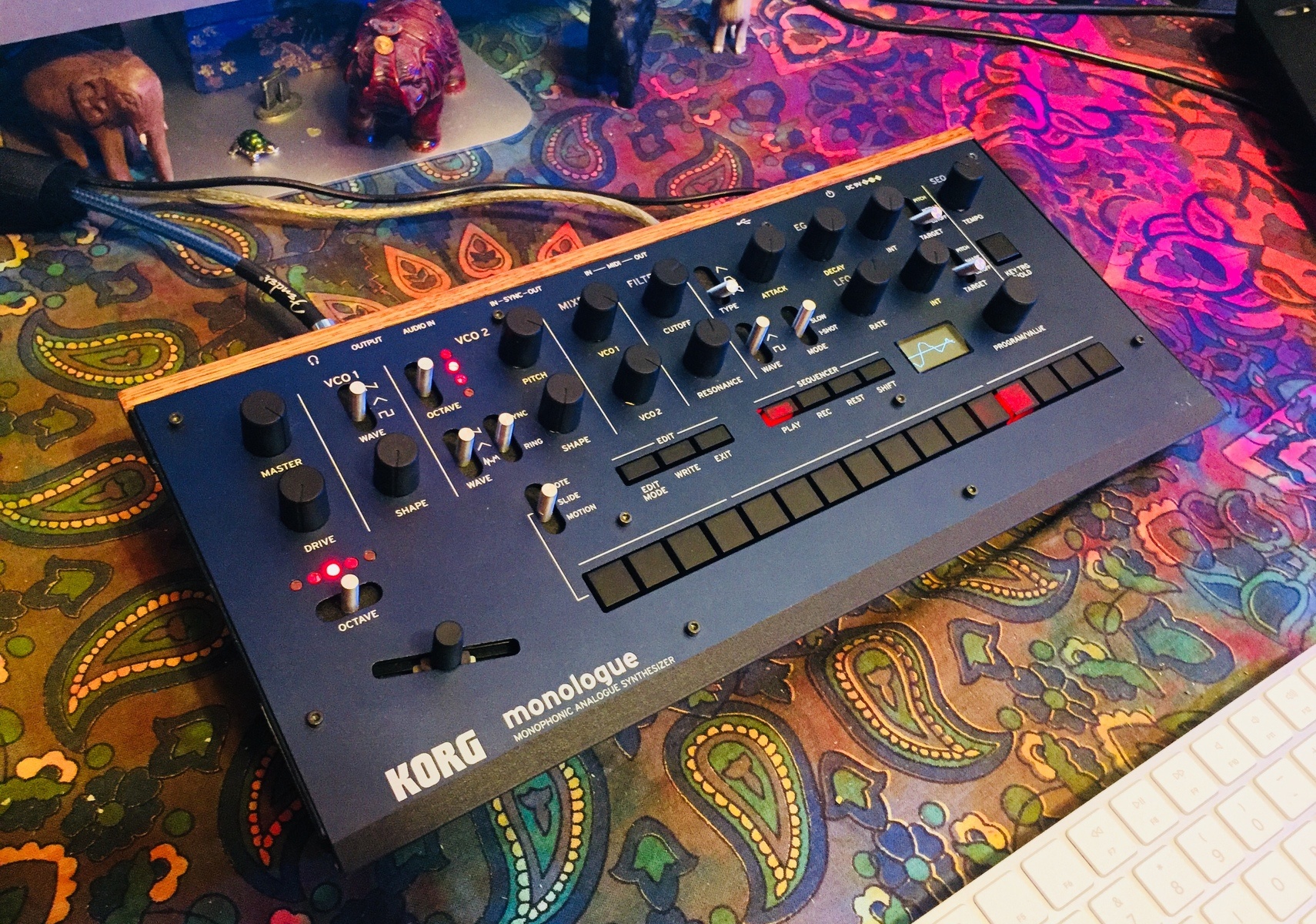 Studio Setup by pthelo featuring Korg Monologue Blue