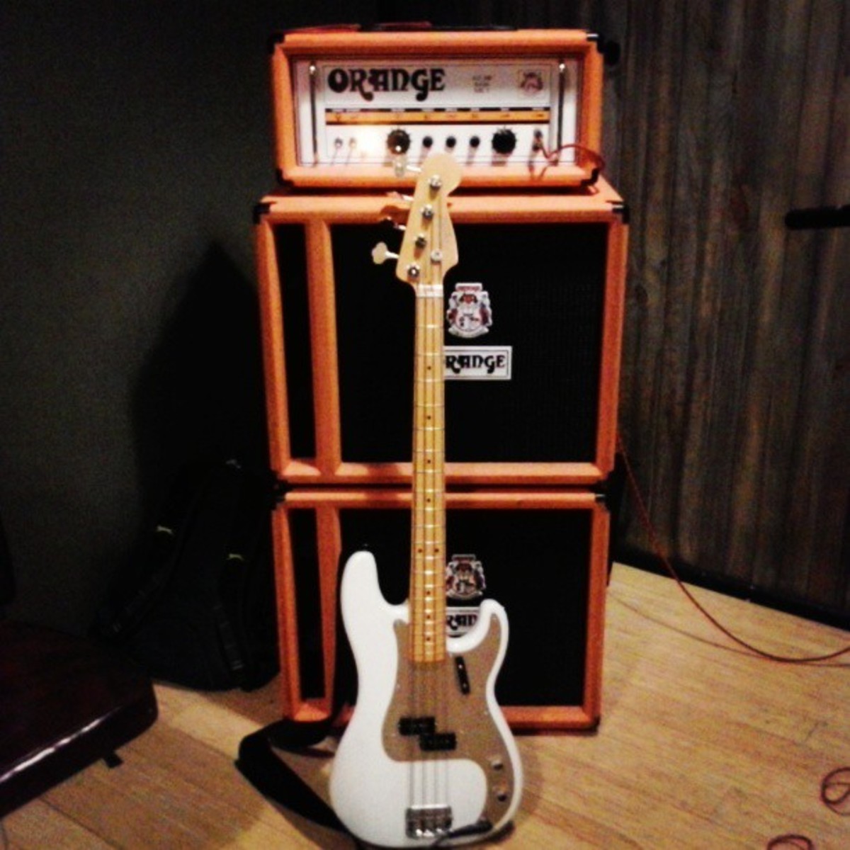 Metal Music Gear Setup by pjermako featuring Orange Amplifiers AD200B 200W Tube Bass Amp Head