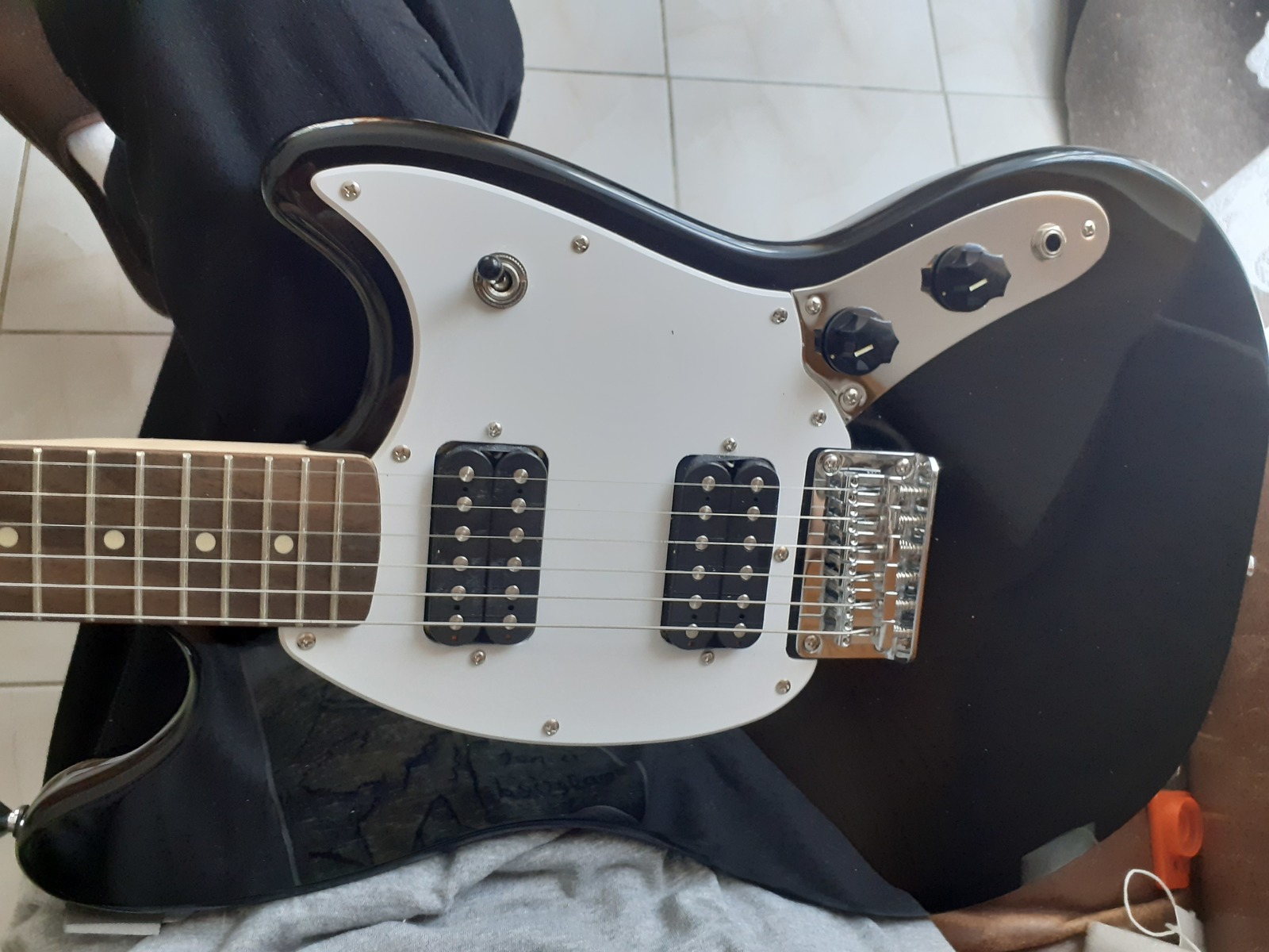 Metal Music Gear Setup by kamil_jabolski featuring Squier Bullet Mustang HH