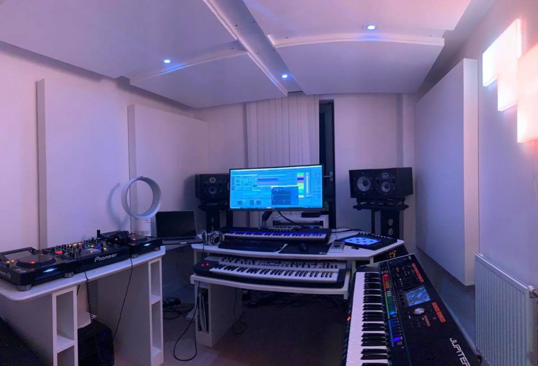 Electronic DJ Setup by simonleonmusic featuring Focal Trio6 Be 8" Powered Studio Monitor, Native Instruments Komplete Kontrol S61 MK2, and Roland Jupiter-80 76-Key Synthesizer and 6 more pieces of gear