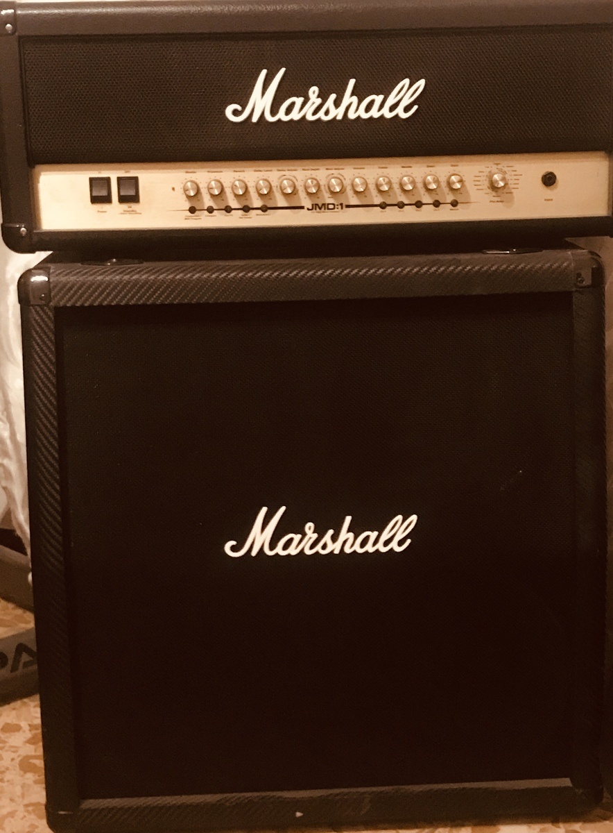 Studio Setup by lukell featuring Marshall JMD:1 100w head and Marshall MG412AC