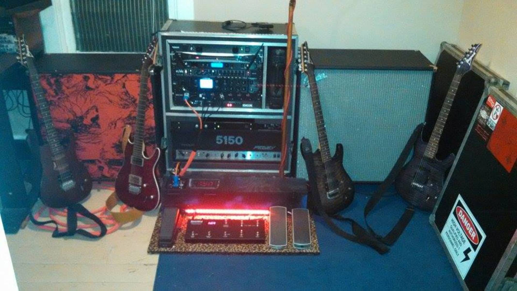 justinred's music gear photo