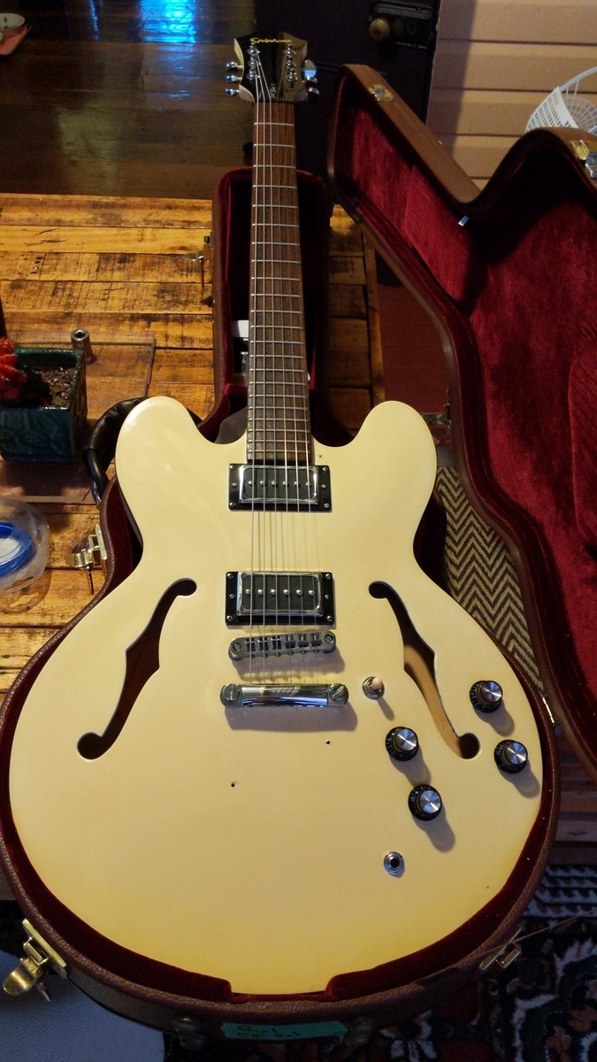 Blues Music Gear Setup by paul_saltmarsh featuring Epiphone Dot Studio