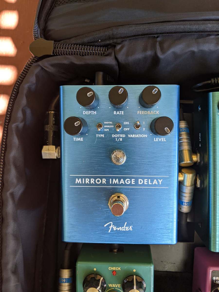 Music Gear Setup by paul_saltmarsh featuring Fender Mirror Image Delay