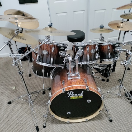 Photo of Pearl Vision SST Birch Ply Shell in a drums