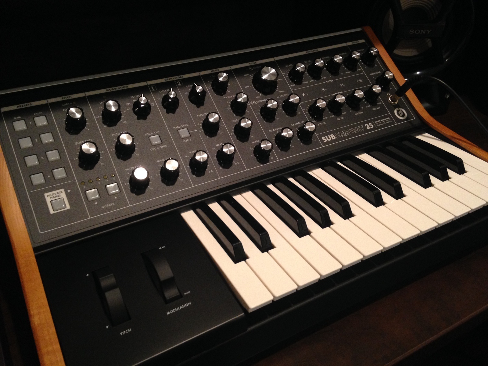 Studio Setup by seansnow99 featuring Moog Subsequent 25