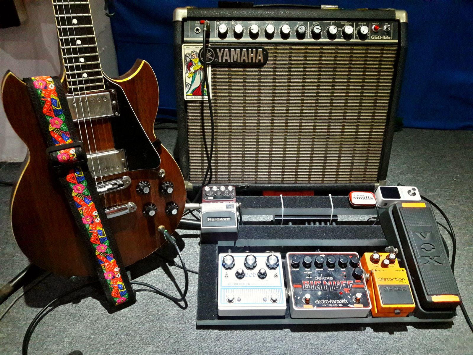 Pedalboard by haruko featuring Yamaha SG 300, Yamaha G50-112 II, and TC Electronic PolyTune 3 Mini and 7 more pieces of gear