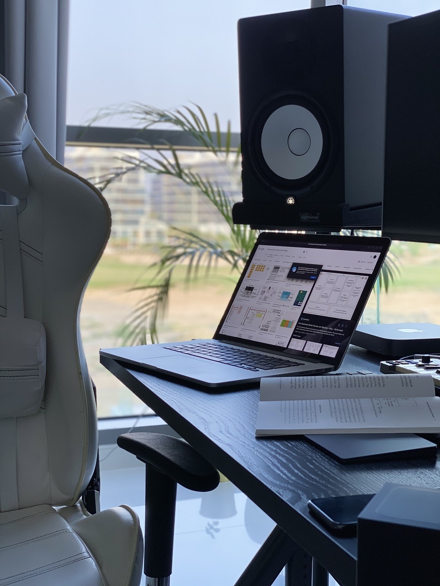 Electronic Studio Setup by ryanccivi featuring Yamaha HS8 and Apple Mac Mini (General)