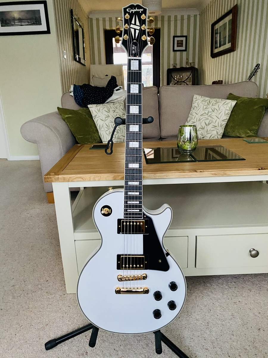 Metal Music Gear Setup by gregthornton featuring Epiphone Les Paul Custom