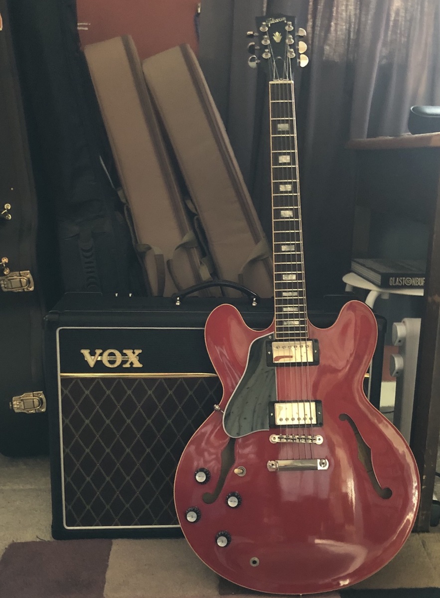 Country Music Gear Setup by atethe_pies featuring Gibson ES-335 and Vox AC-15 C1