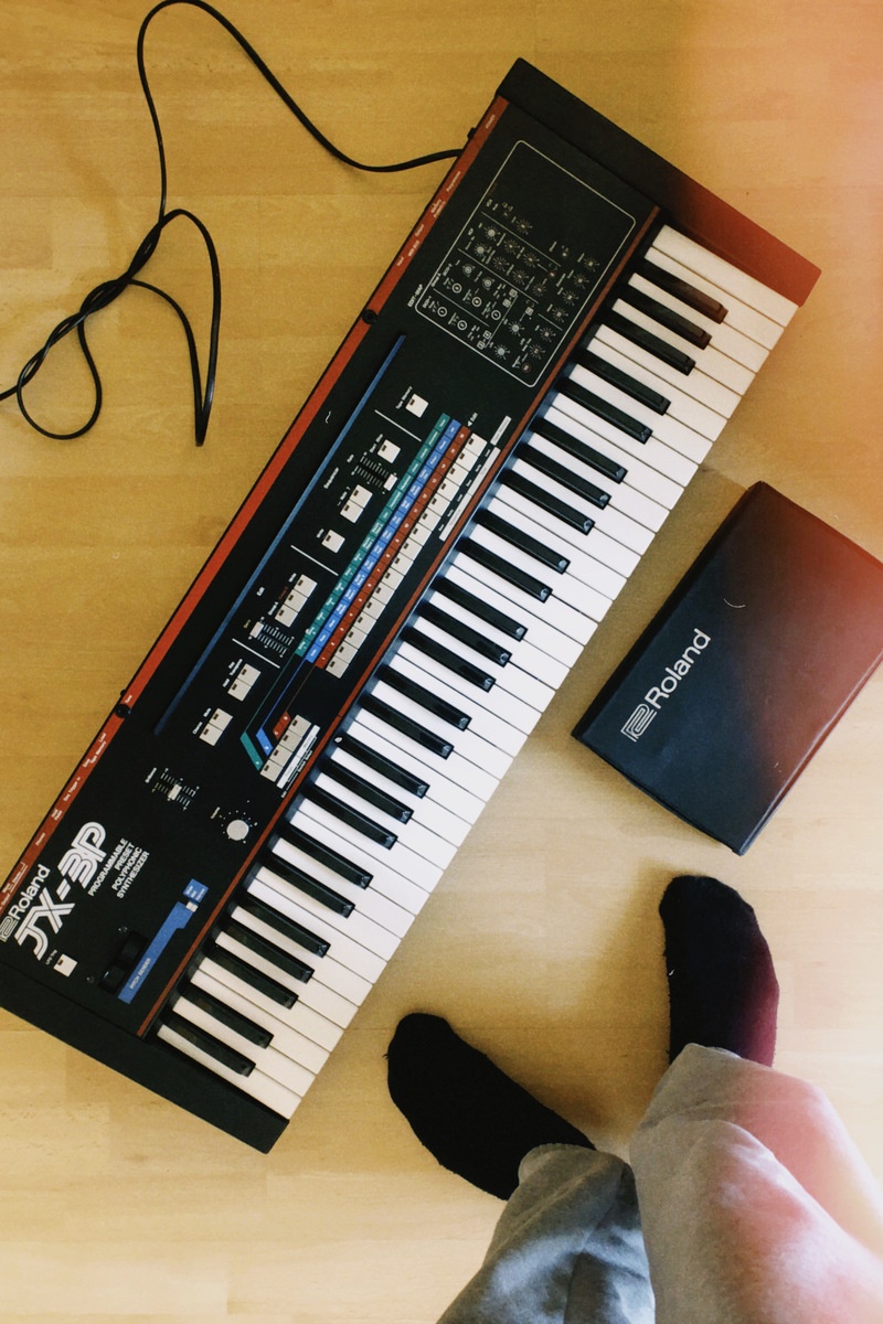 Electronic Synth Setup by monochrome featuring Roland JX-3P