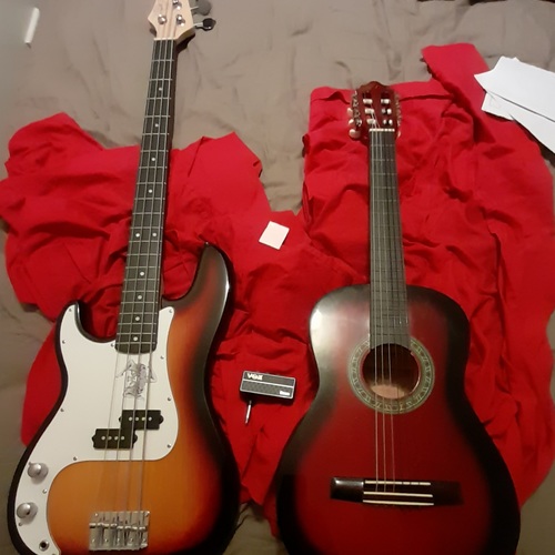 Photo of Eko vpb-100 LH and more gear in a guitar and bass