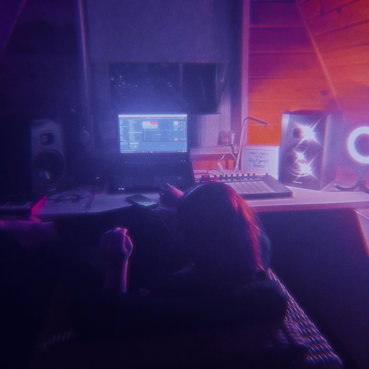 Electronic Studio Setup by rasca featuring Ableton Push 2 and ADAM Audio T7V