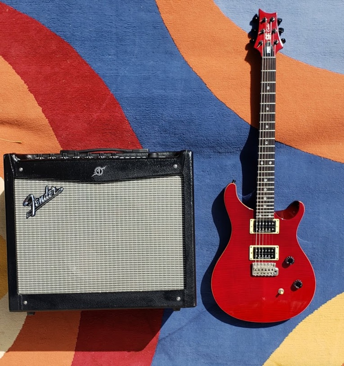 Metal Amp Rig by jwettel featuring Fender Mustang III and PRS SE Custom 24