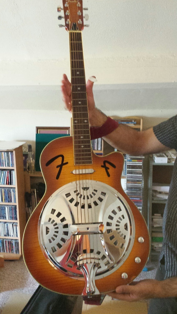 Music Gear Setup by aravin_dhillon featuring Fender Resonator FR50CE