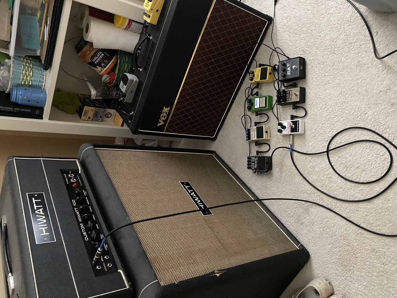 Pedalboard by kw98 featuring Hiwatt DR103 Custom 100