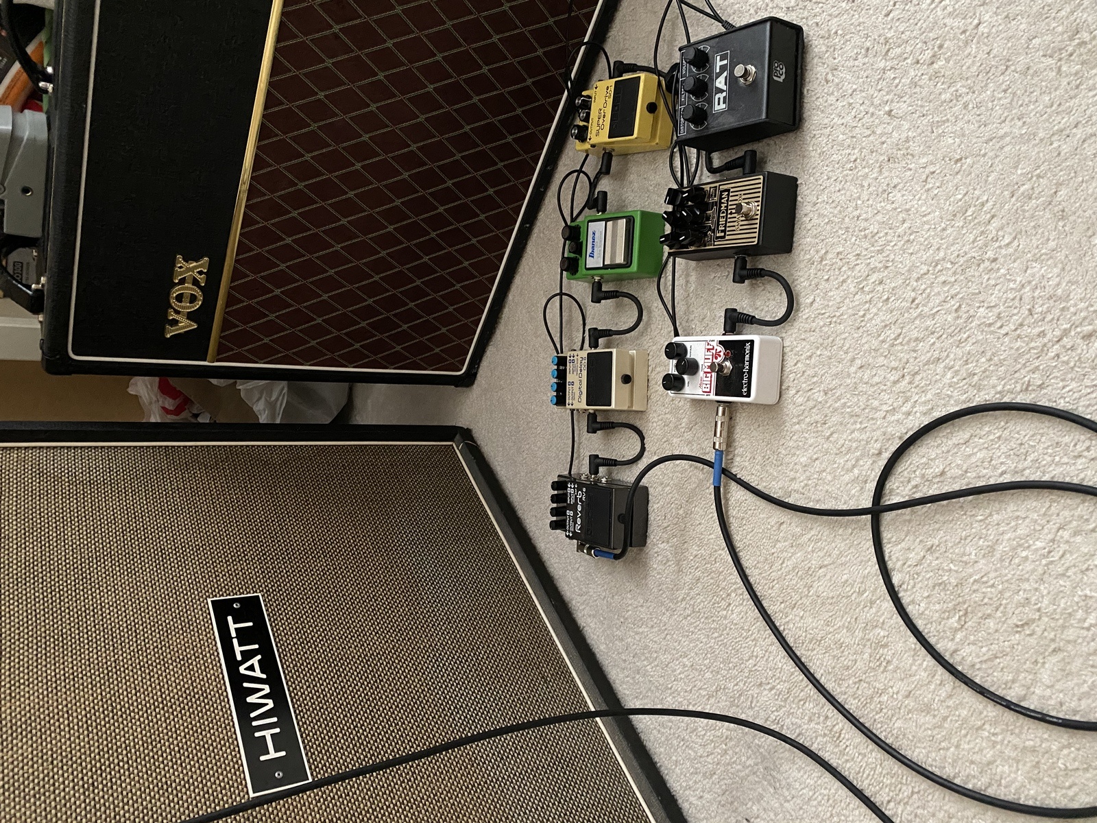 Boss Pedalboard by kw98 featuring Boss DD-8 Digital Delay, Boss RV-6 Reverb, and Ibanez TS9 Tube Screamer and 4 more pieces of gear